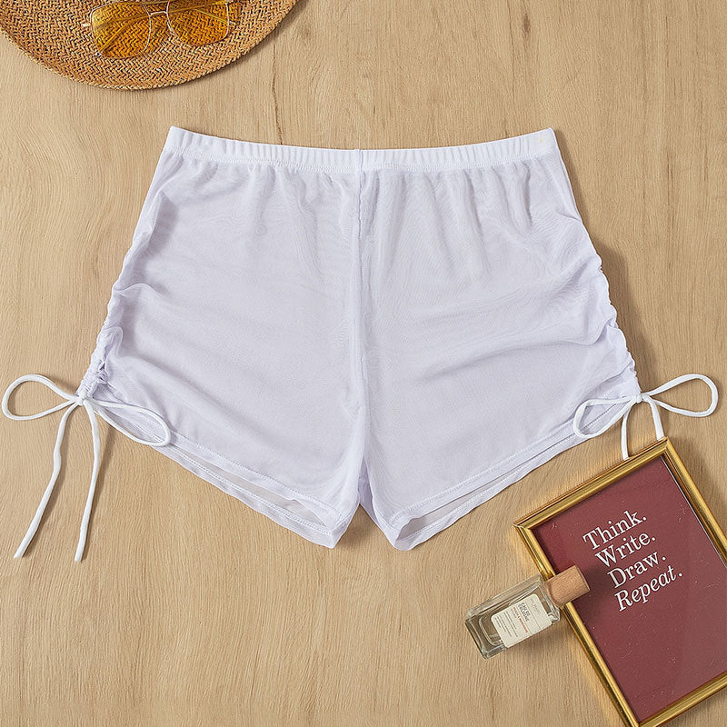 Damen Sportliche Shorts mit Rüschen EB