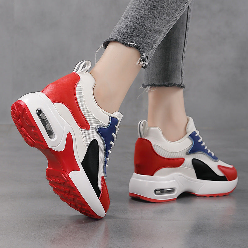 Damen Sportliche Sneakers mit dämpfendem Luftkissen und atmungsaktivem Mesh EB