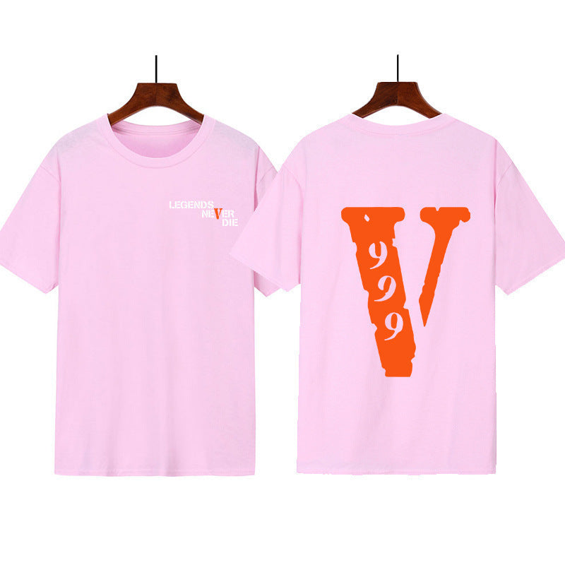 Damen Grafik T-Shirt mit originellem Schriftzug und kreativem Design EB