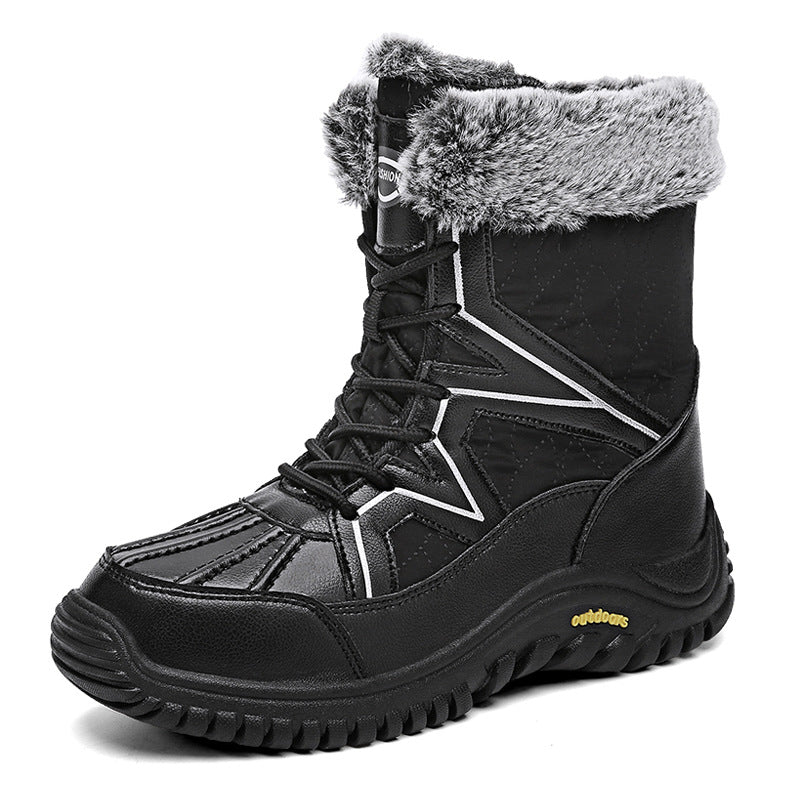 Damen Winter Stiefel mit isolierendem Futter und rutschfester Sohle EB