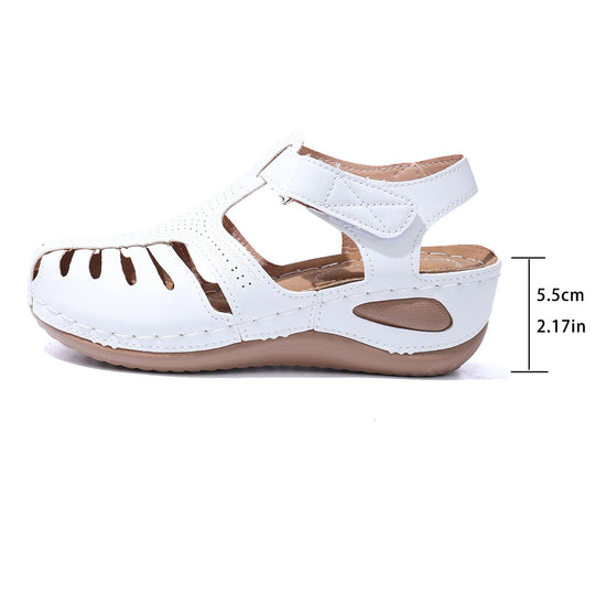 Damen Komfortable Sandalen mit durchbrochenem Obermaterial EB
