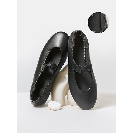Damen Ballerinas mit modischem Riemen und flexibler Sohle EB