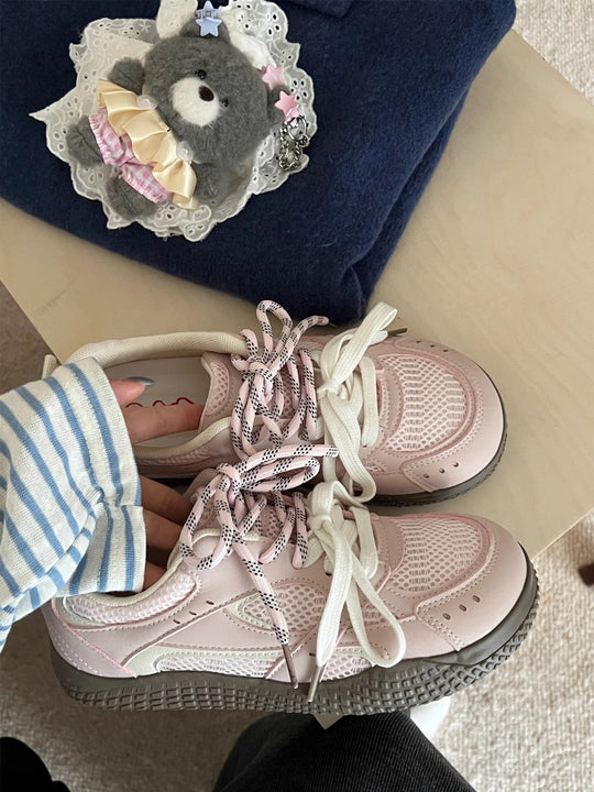 Damen Sneakers mit elastischem Obermaterial und modischem Design EB