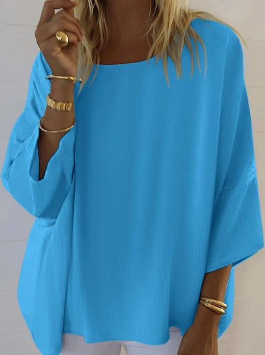 Damen Leichte Batwing Bluse EB