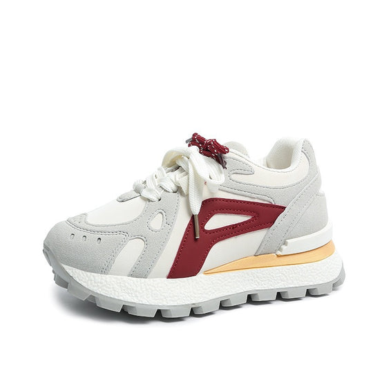 Damen Sportliche Komfort Sneakers mit dämpfender Sohle und einzigartigem Design EB