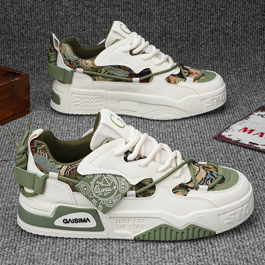 Damen sportliche Chunky-Sneaker mit einzigartigem Design und atmungsaktiver Sohle EB
