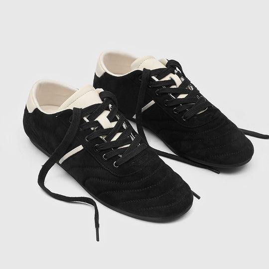 Damen Komfortable Lifestyle Sneakers aus Veloursleder EB