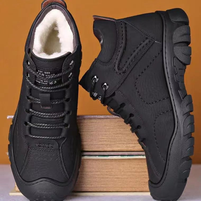 Damen Abenteuerliche Outdoor-Stiefelette mit rutschfester Laufsohle und warmem Innenfutter EB