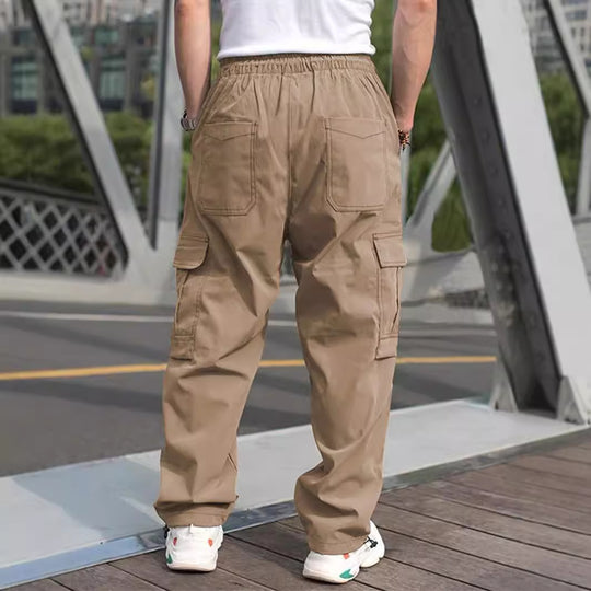 Herren Cargo-Hose mit vielen funktionalen Taschen und lockerer Passform EB