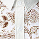 Herren Langarmhemd mit modernem Paisley-Design EB