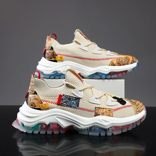 Damen Sportliche Multicolor Sneakers mit innovativer Luftpolster-Technologie EB