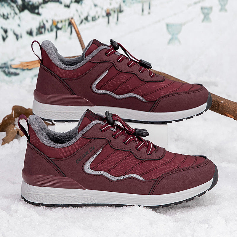 Damen Winterfest Sneakers mit wärmeisolierender Innensohle EB
