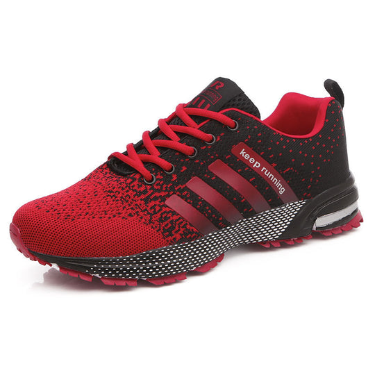 Herren leichte Strick-Running-Sneaker mit integrierter Fersen-Luftkammer und griffiger Trailsohle EB