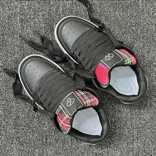 Damen modische Sneakers mit grafischem Design und atmungsaktiver Oberflächenstruktur EB