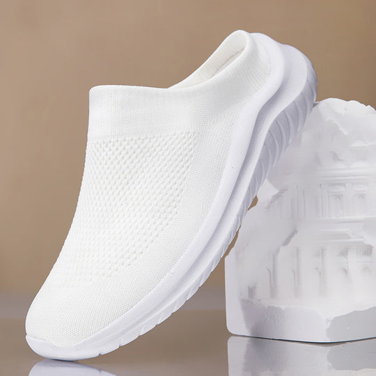 Damen nan Slip-On-Stricktrainer mit sockenhaftem Schaft und ergonomischer Dämpfungssohle EB