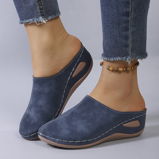 Damen Clogs mit ergonomischem Fußbett und rutschfester Sohle EB