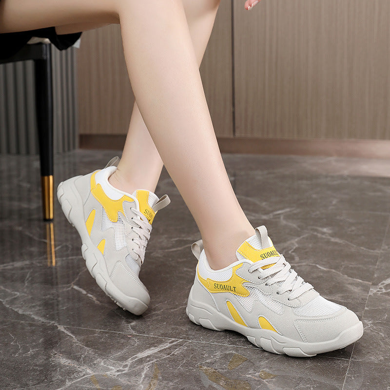 Damen Sportliche Mesh-Sneaker mit ergonomischer Dämpfung und rutschfestem Profil EB