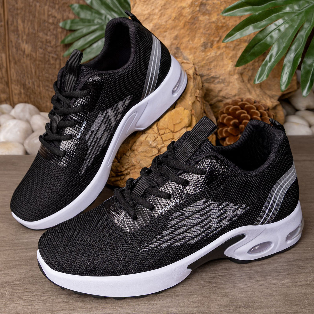 Damen Sportliche Laufschuhe mit atmungsaktivem Obermaterial und stoßdämpfender Sohle EB