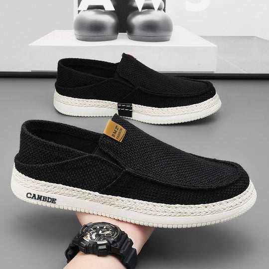 Damen Bequeme Slip-On Schuhe mit atmungsaktiver Struktur EB