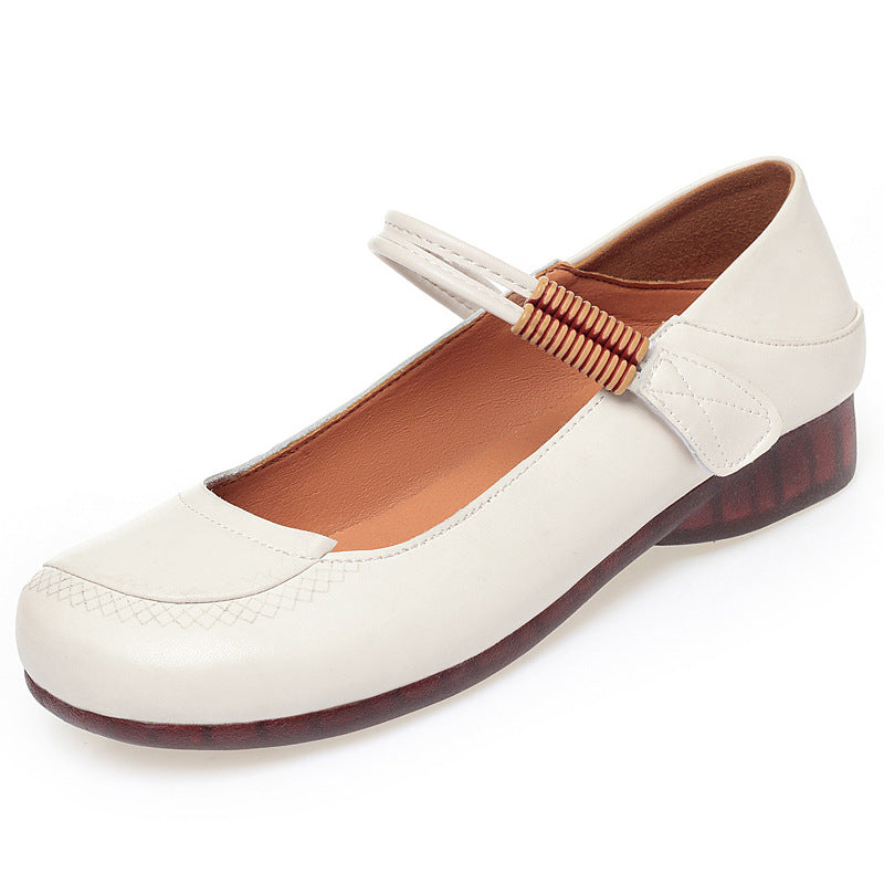 Damen Ballerinas mit flexiblem Riemen und bequemem Fußbett EB