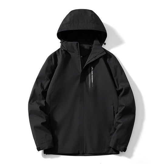 Damen Leichte zweifarbige Softshelljacke mit Kapuze, atmungsaktivem Meshfutter und Brustreißverschluss EB