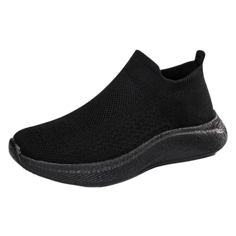 Damen Sneakers mit elastischem Strick-Obermaterial und rutschfester Sohle EB