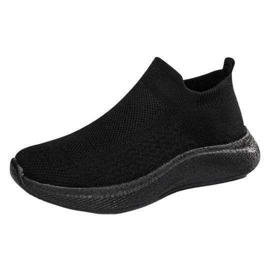 Damen Sneakers mit elastischem Strick-Obermaterial und rutschfester Sohle EB