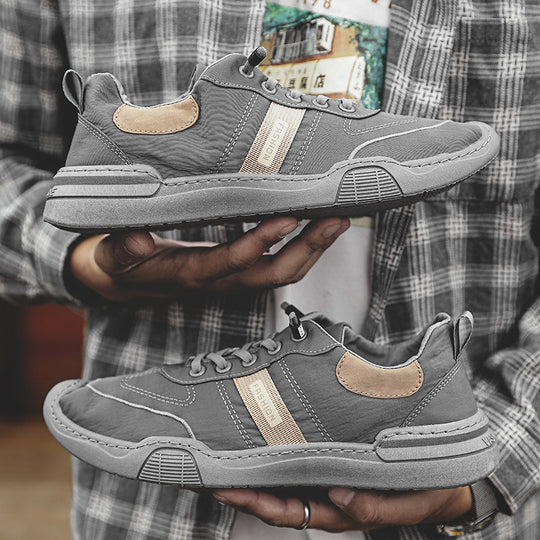 Damen modische Freizeitsneakers mit gepolstertem Kragen und flexibler Laufsohle EB