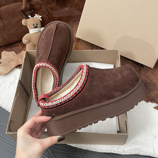 Damen Komfortable Clogs mit modischem Rand und rutschfester Sohle EB