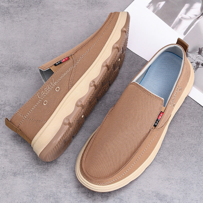 Damen Bequeme Slip-On Freizeitschuhe EB