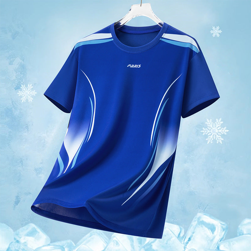 Herren nan atmungsaktives Funktionsshirt mit ergonomischem Schnitt und dynamischem Print EB
