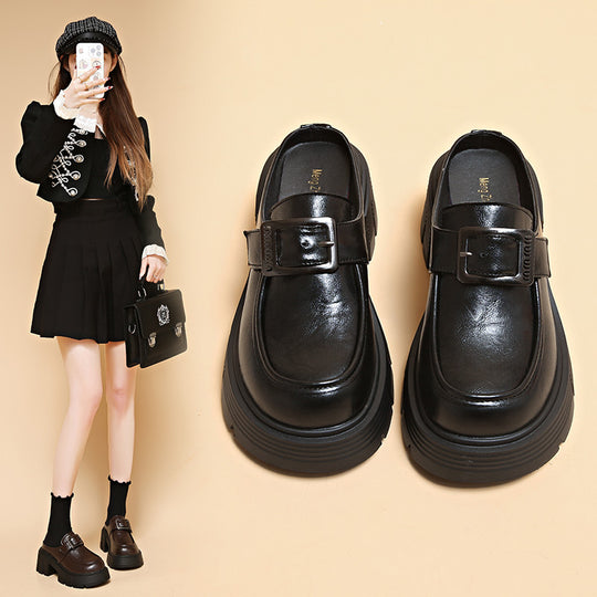 Damen modische Clogs mit robustem Design und verstellbarem Riemchen EB