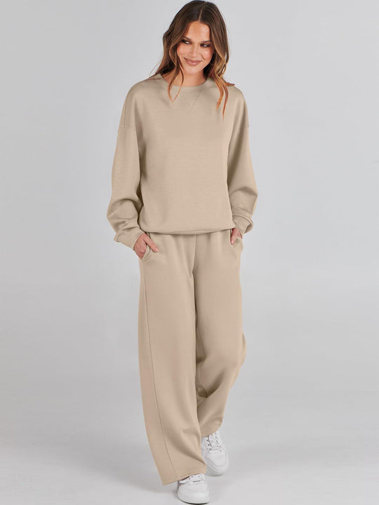 Damen entspannten Komfort Sweatset EB