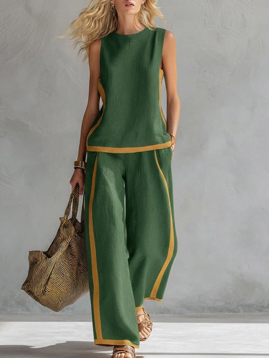 Damen lässiges Sommeranzug-Set EB