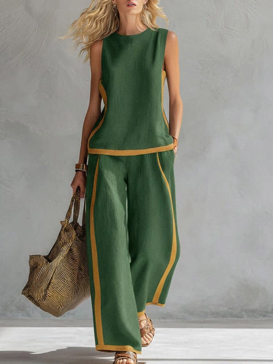Damen lässiges Sommeranzug-Set EB