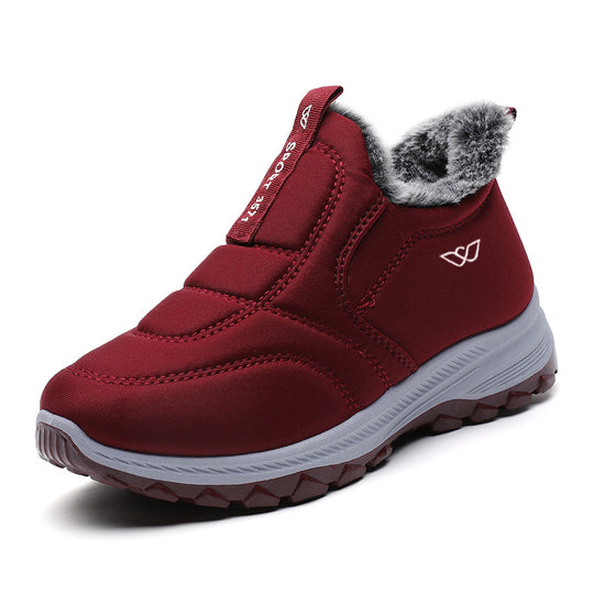 Damen gefütterte Slip-On Freizeitschuhe EB