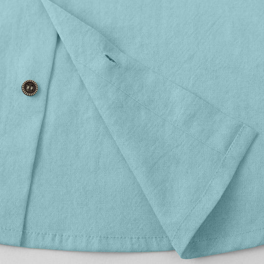 Herren lässiges Hemd mit Kapuze und Knopfdetails EB