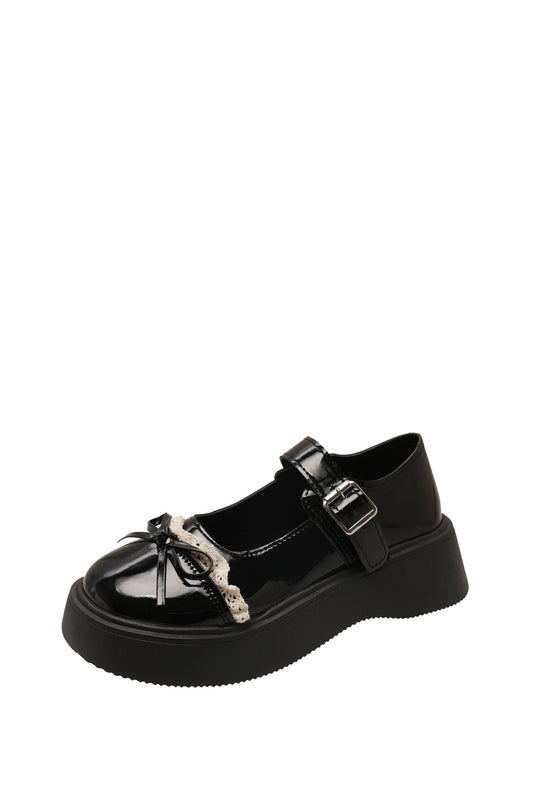 Damen Komfortable Slipper mit elegantem Riemendesign und modischer Schleife EB