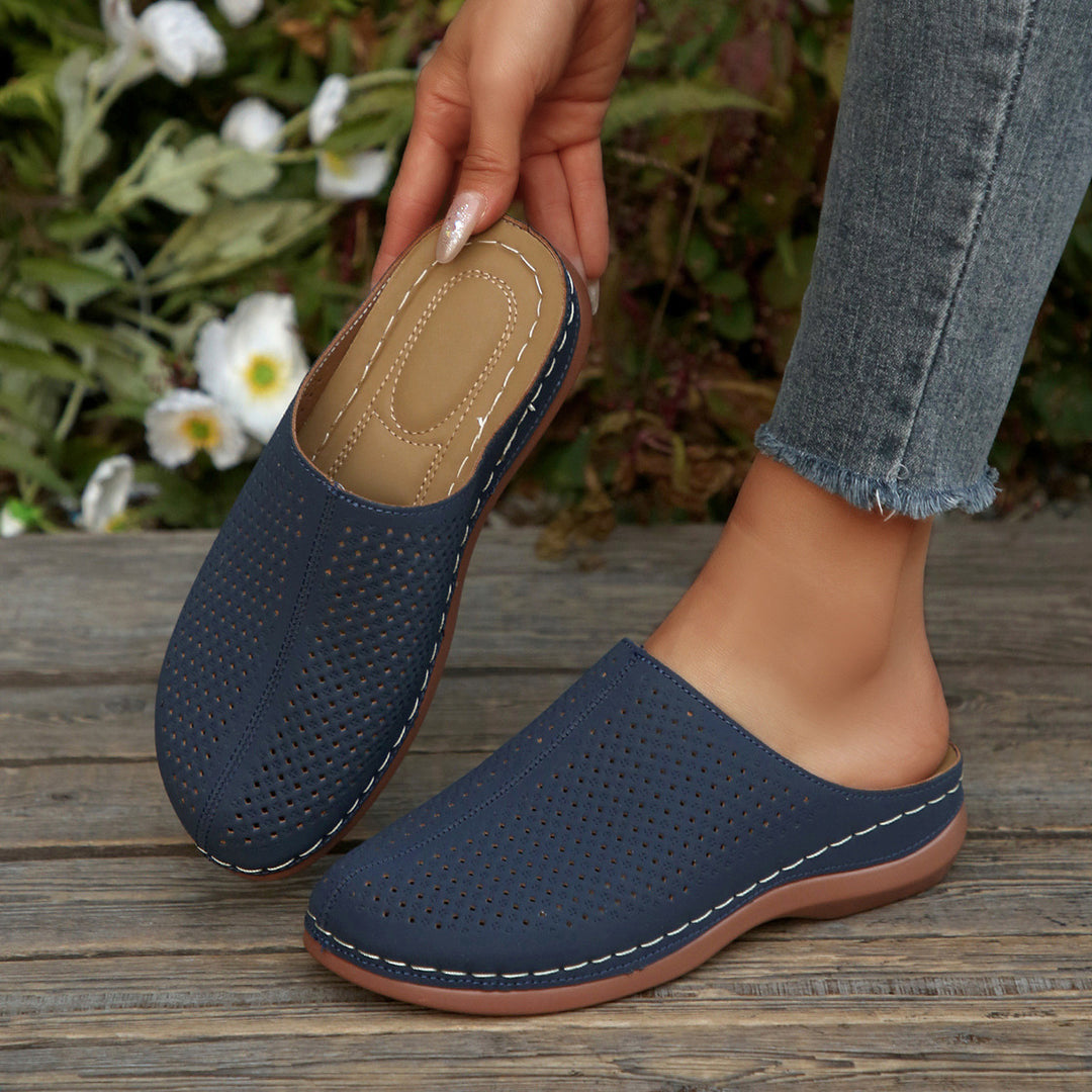 Damen komfortable Clogs mit atmungsaktivem Obermaterial EB