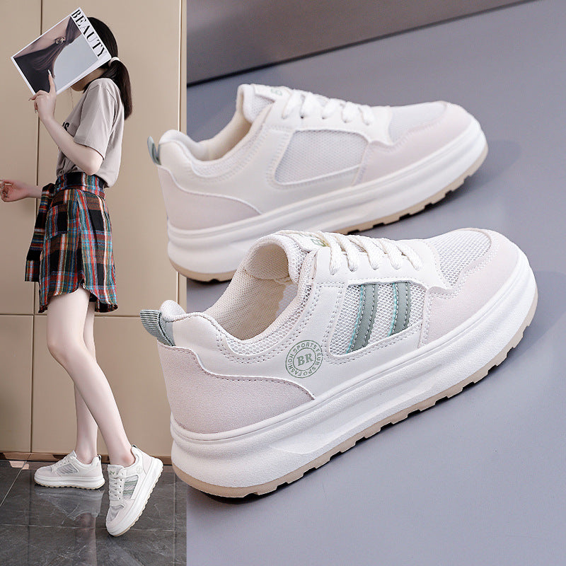 Damen Sportliche Sneakers mit atmungsaktiver Mesh-Oberfläche und stabilisierender Sohle EB