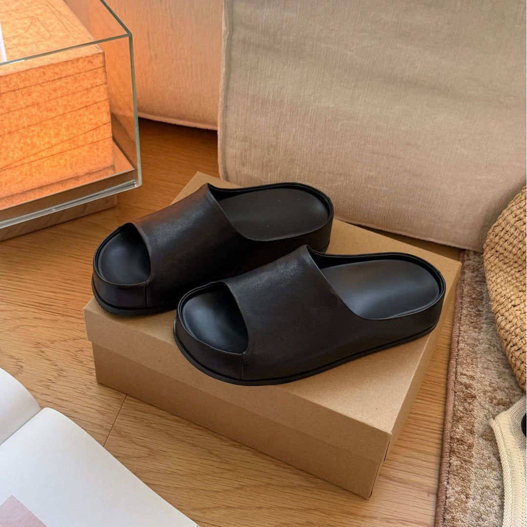 Damen Komfortable Lederriemensandalen EB