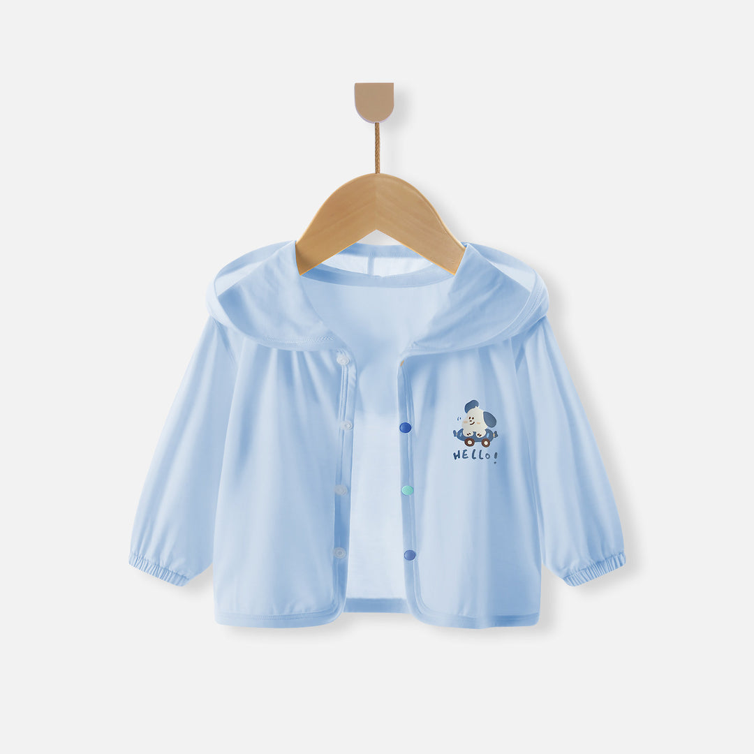Unisex nan leichte gepanelte zip-up Kapuzenjacke für Kinder EB