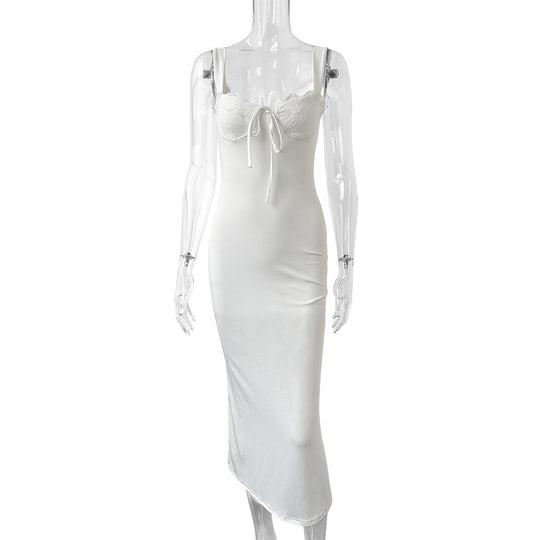 Damen Elegantes und figurschmeichelndes Maxikleid EB