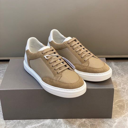 Damen komfortable Sneaker mit atmungsaktiver Netzstruktur und eleganten Akzenten EB