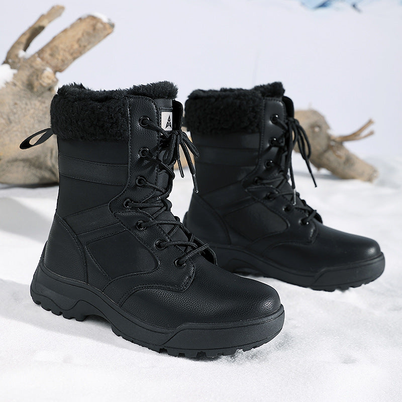 Damen warme Winterstiefel mit isolierender Polsterung und rutschfester Sohle EB