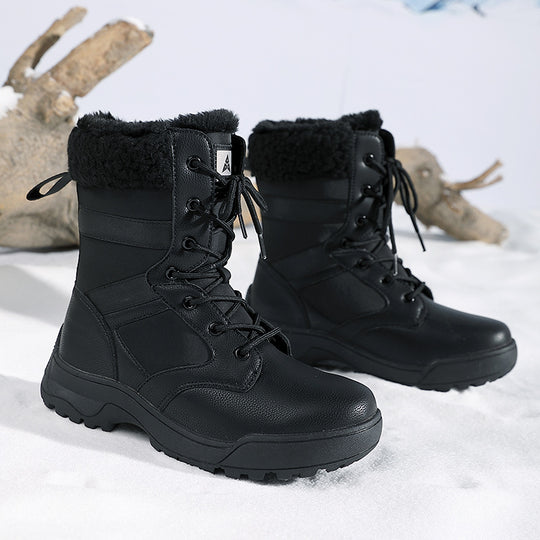Damen warme Winterstiefel mit isolierender Polsterung und rutschfester Sohle EB