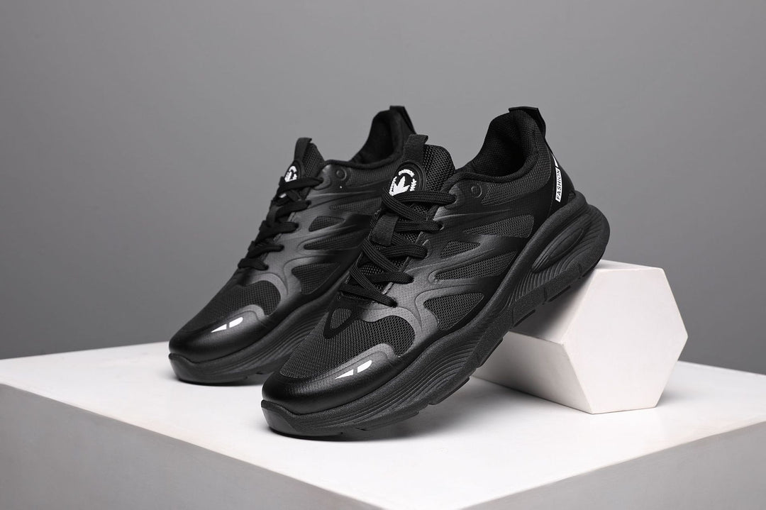 Damen Sportliche Lauf-Sneaker mit atmungsaktiver Netzstruktur und dämpfender Sohle EB