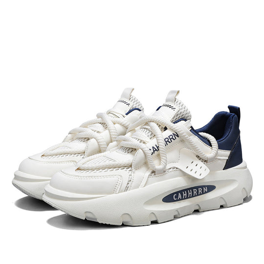 Damen Chunky Sneakers mit atmungsaktiver Mesh-Oberfläche und gepolsterter Sohle EB