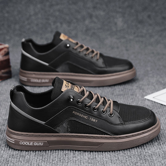 Damen Sportliche Sneakers mit perforierter Oberfläche und gepolsterter Sohle EB
