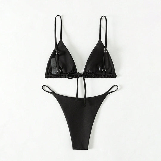 Damen Triangel-Bikini-Set mit raffiniertem Batikdesign EB